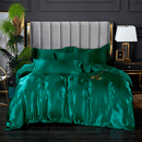 Conjunto  de Cama de Cetim ConfortPlus | 4 Peças Linha Premium