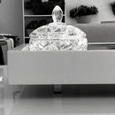 Bandeja Espelhada Laqueada Flutuante Off White