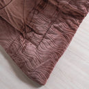 Edredom Casal Plush Sense New Dupla Face Toque Flannel Cognac