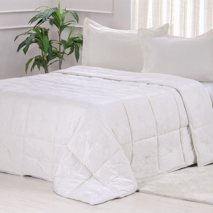 Edredom Queen Toque de Plumas Super Aconchegante Tessi